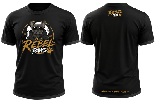 🐾 REBEL PAWS™ Signature Frenchie Tee